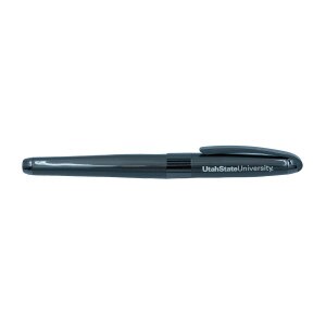 Gunmetal Rollerball Black Ink Pen Utah State University